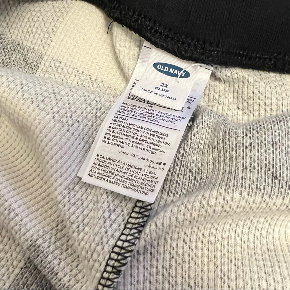 Old Navy Black & White Checkered Pajama Pants | Lounge Sleepwear | Size 2X